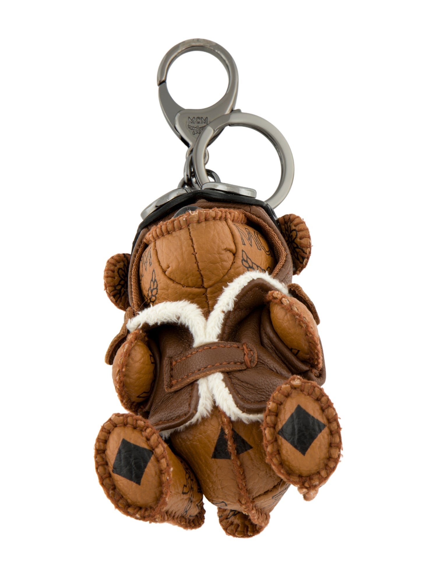 MCM Aviator Bear Keychain