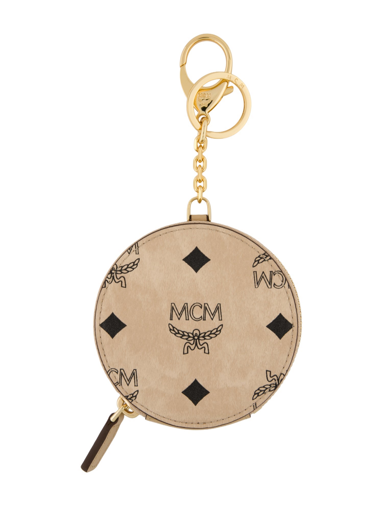 MCM Round coin purse and keychain