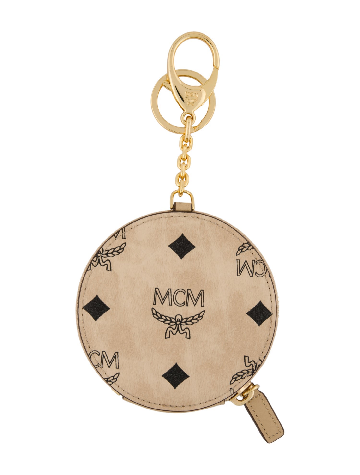 MCM Round coin purse and keychain