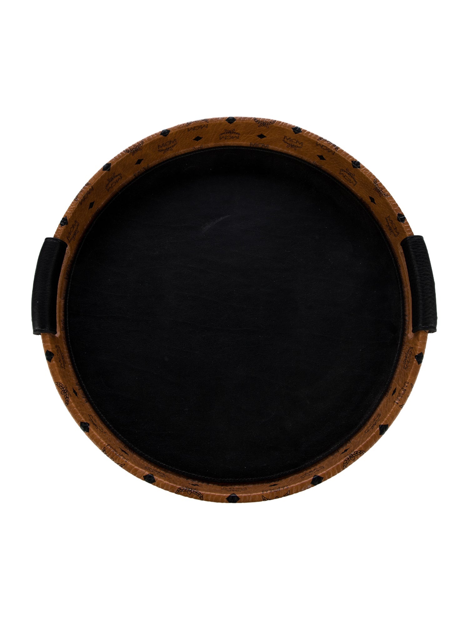 MCM Monogram Round Tray