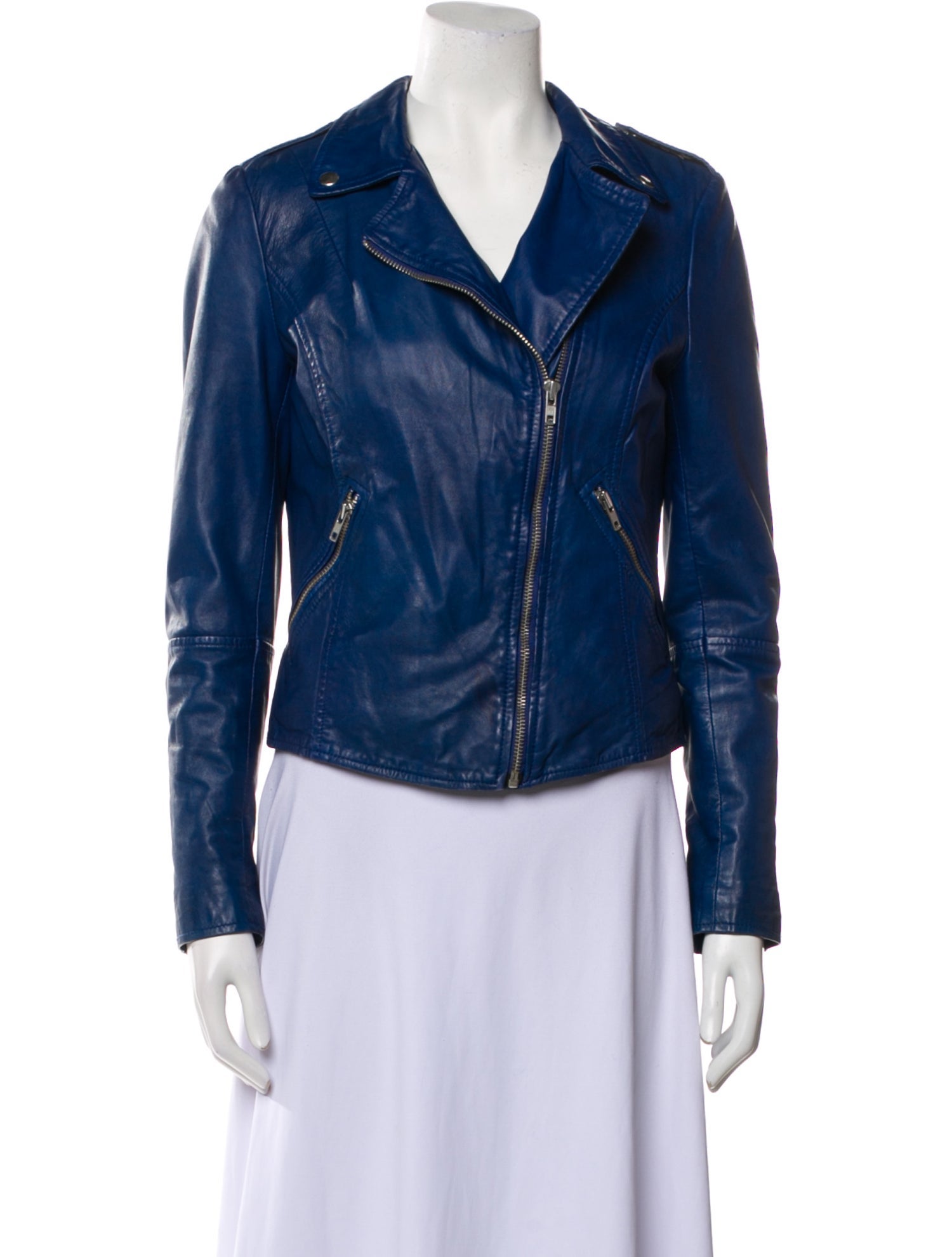 Muubaa Leather Biker Jacket
