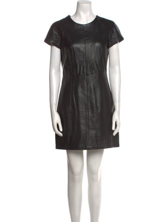 Muubaa Lamb Leather Mini Dress
