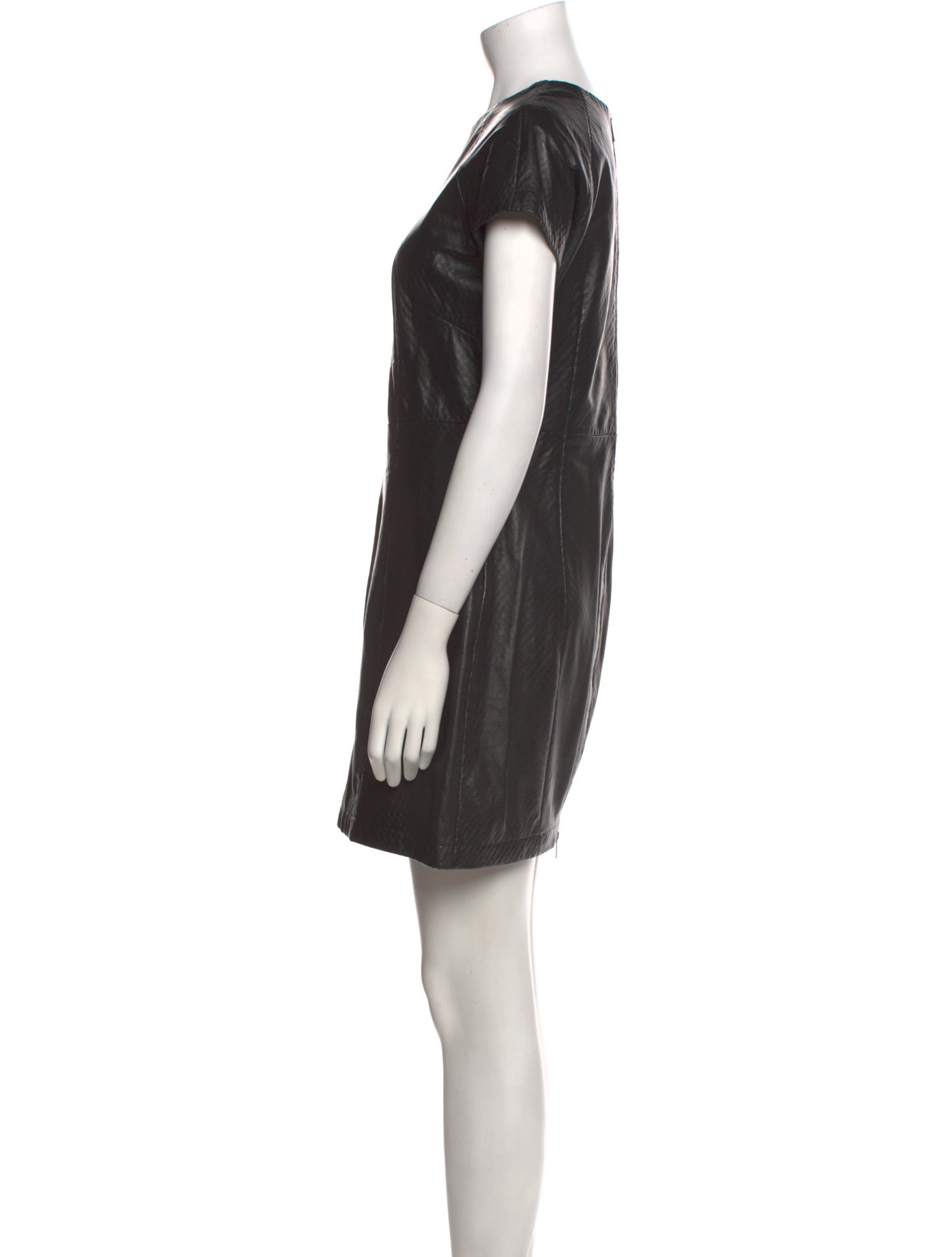 Muubaa Lamb Leather Mini Dress