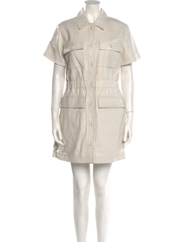 Muubaa Dresses Lamb Leather Mini Dress Us8, Uk12 | M