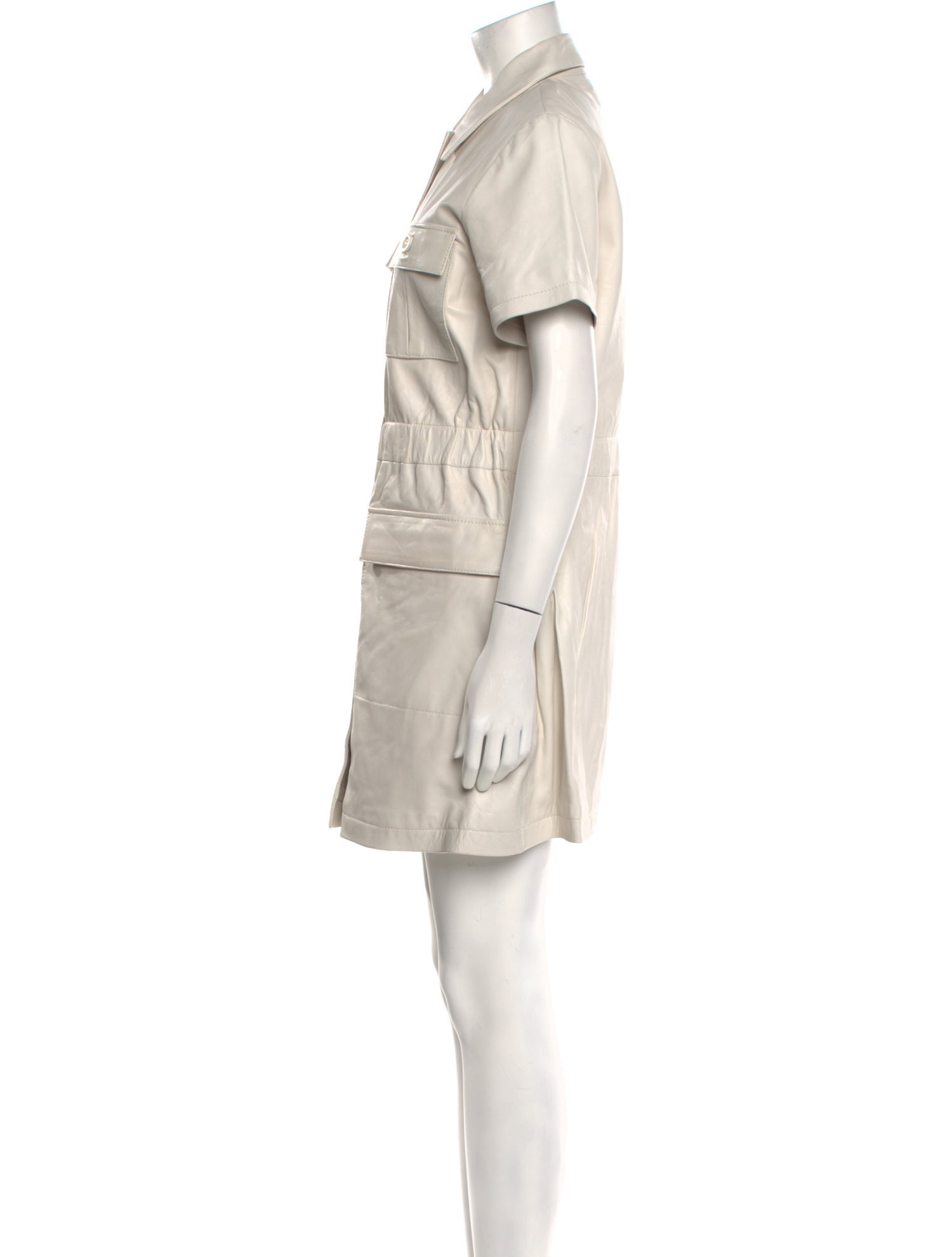 Muubaa Lamb Leather Mini Dress