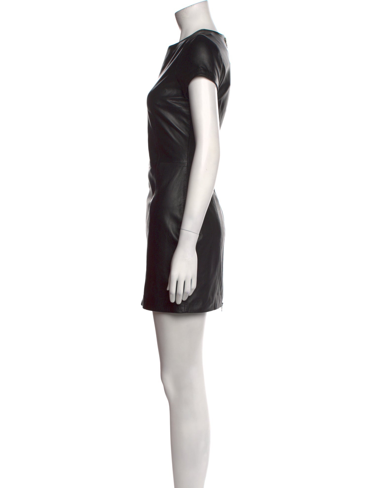 Muubaa Lamb Leather Mini Dress