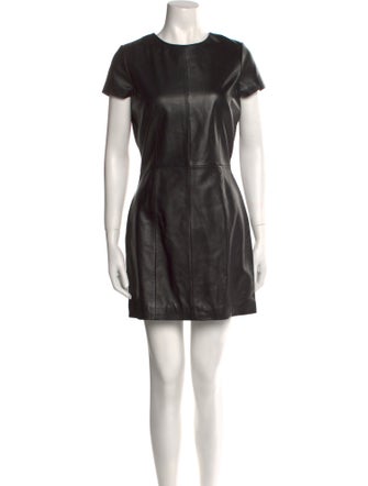 Muubaa Leather Mini Dress