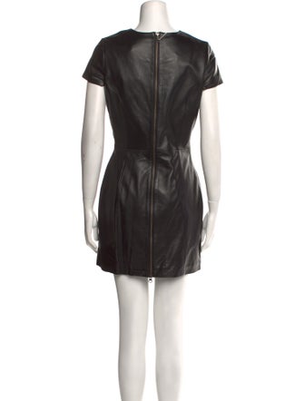Muubaa Leather Mini Dress