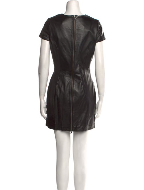 Muubaa Leather Mini Dress