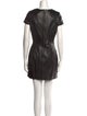 Muubaa Leather Mini Dress