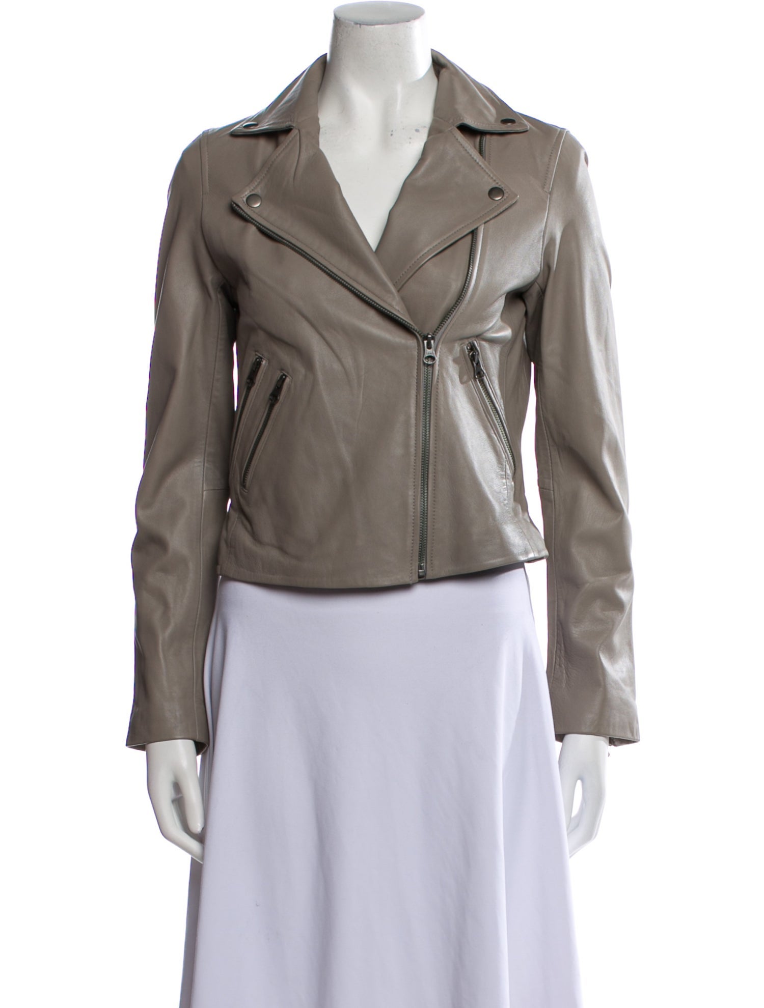 Muubaa Leather Biker Jacket