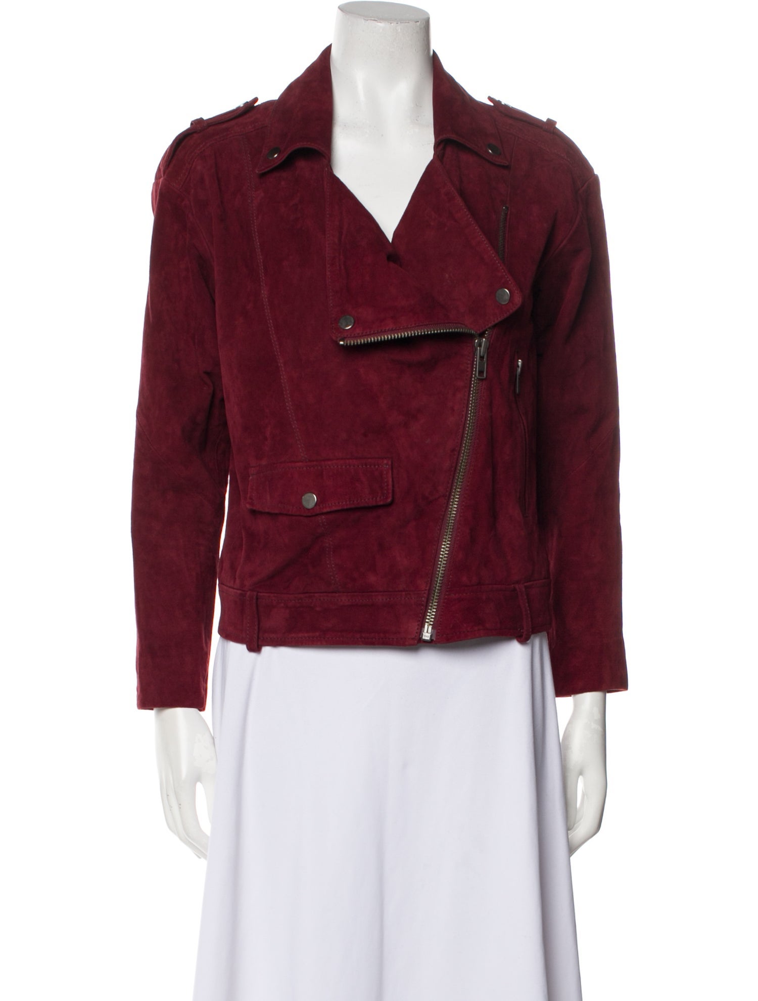 Muubaa Suede Biker Jacket