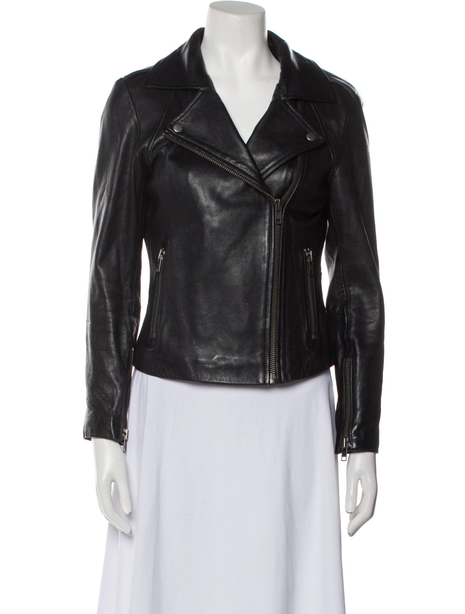 Muubaa Leather Biker Jacket
