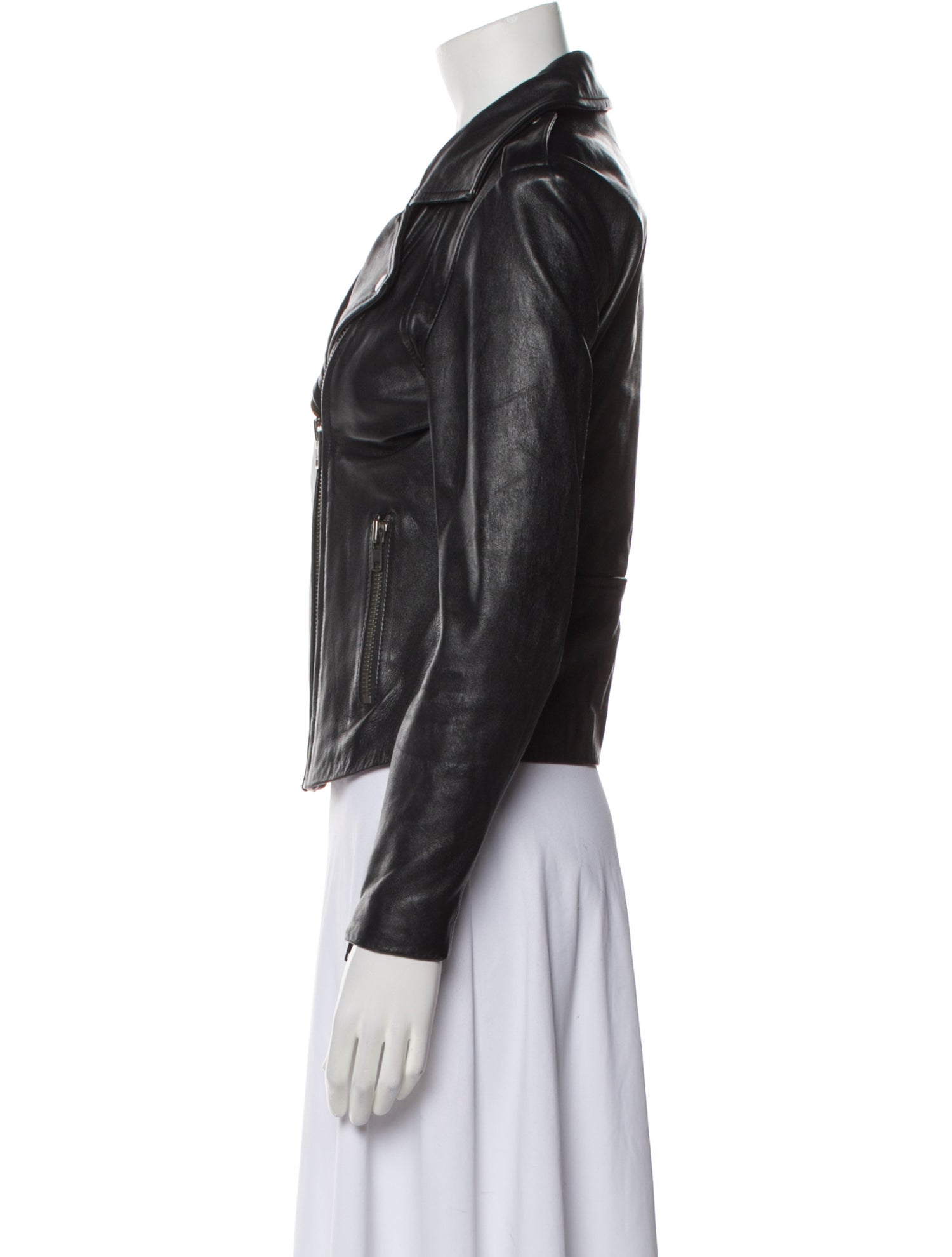 Muubaa Leather Biker Jacket