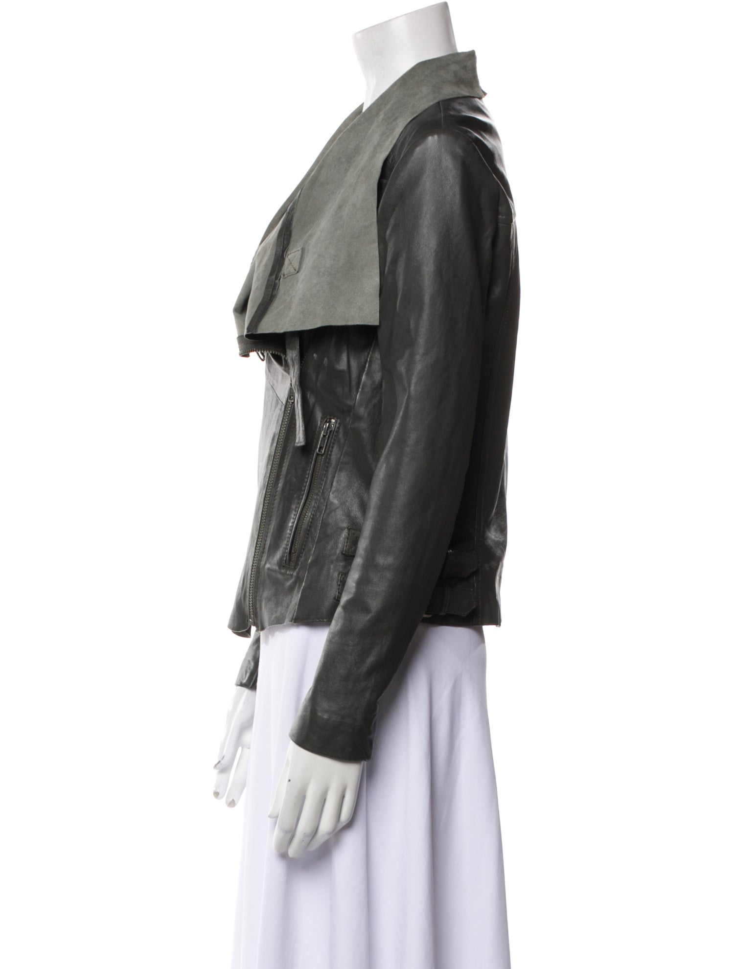 Muubaa Leather Biker Jacket