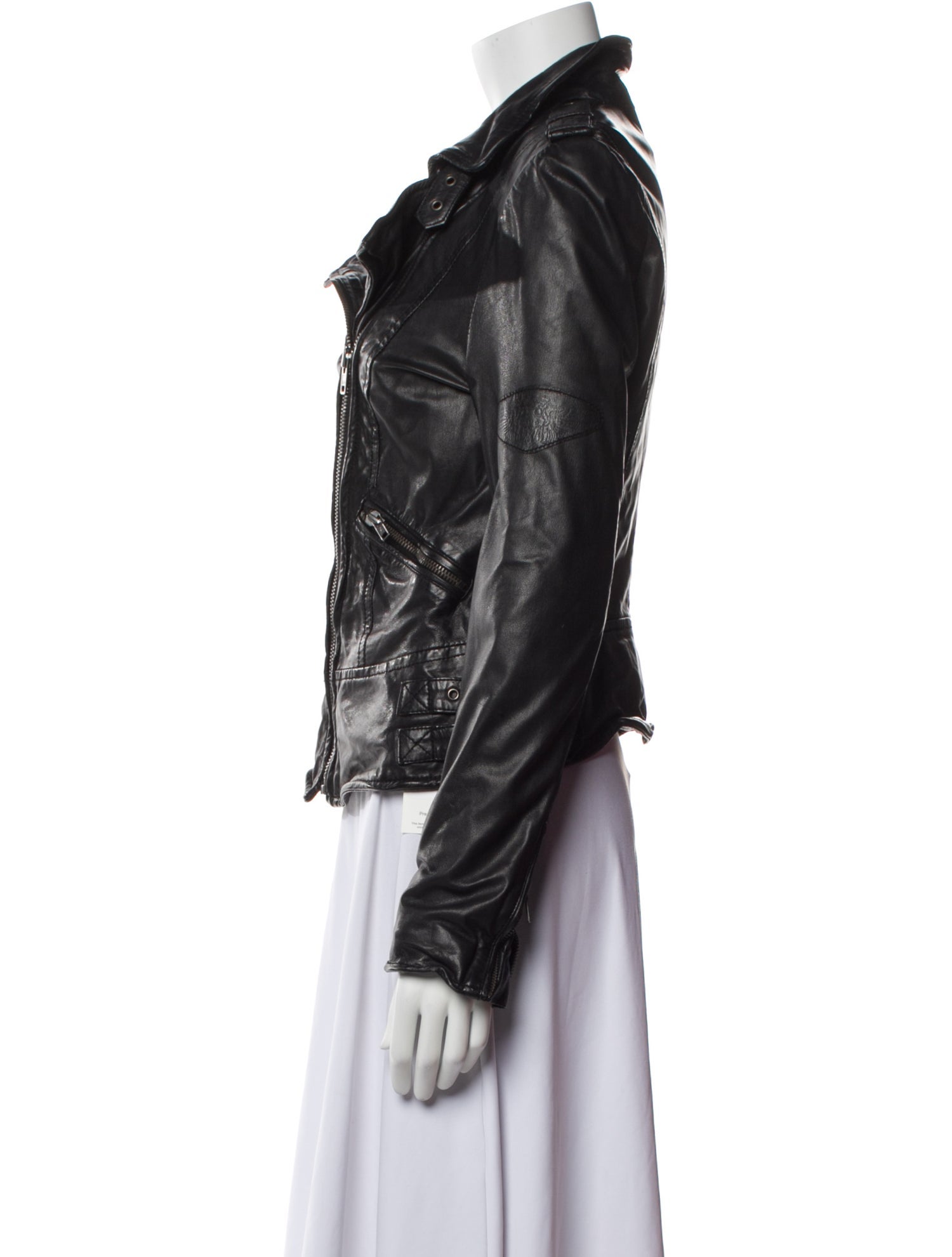 Muubaa Leather Biker Jacket