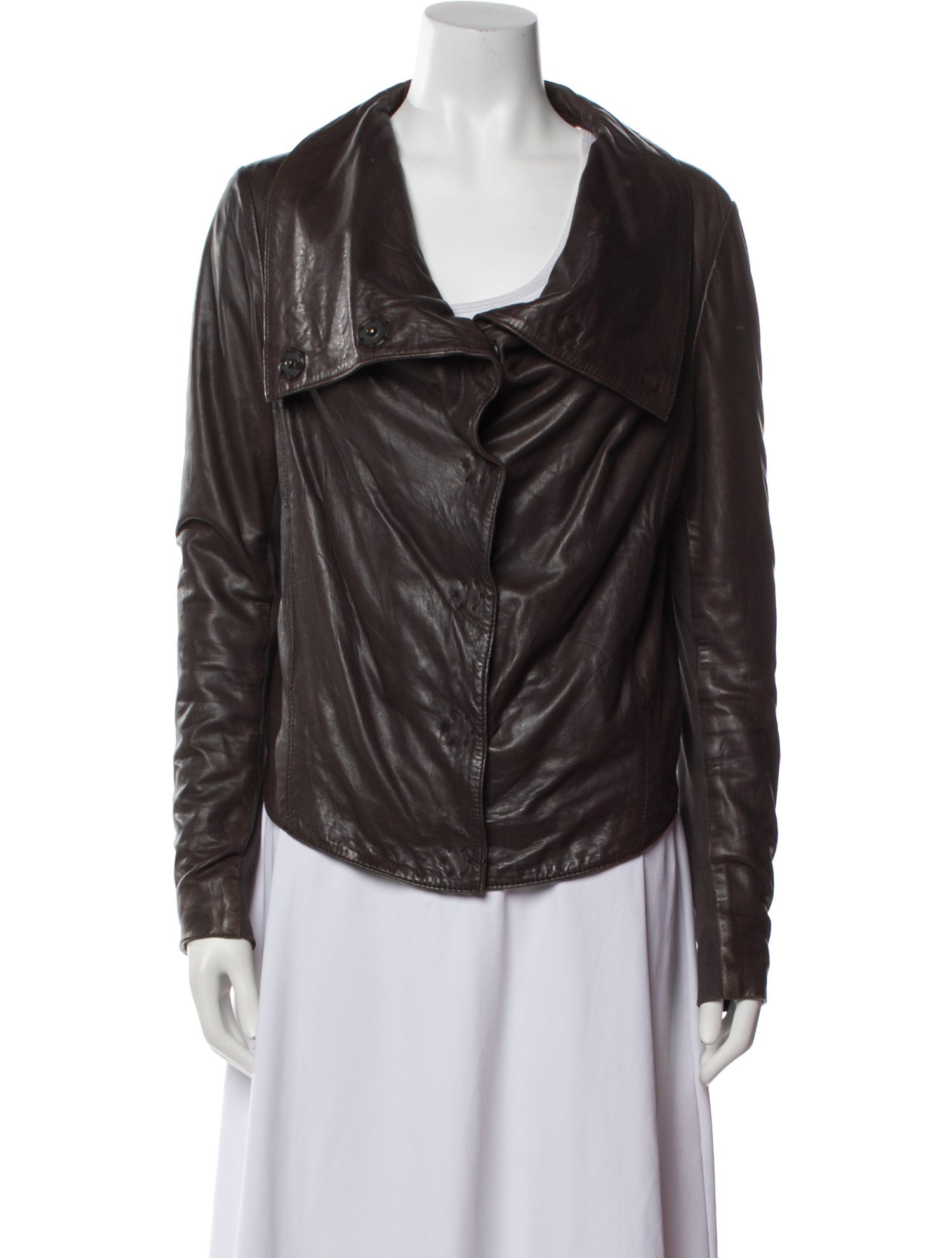 Muubaa Leather Biker Jacket