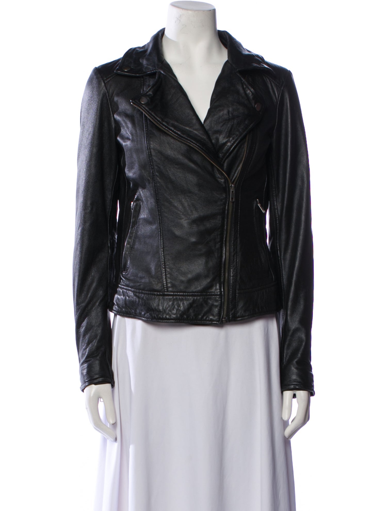 Muubaa Leather Biker Jacket