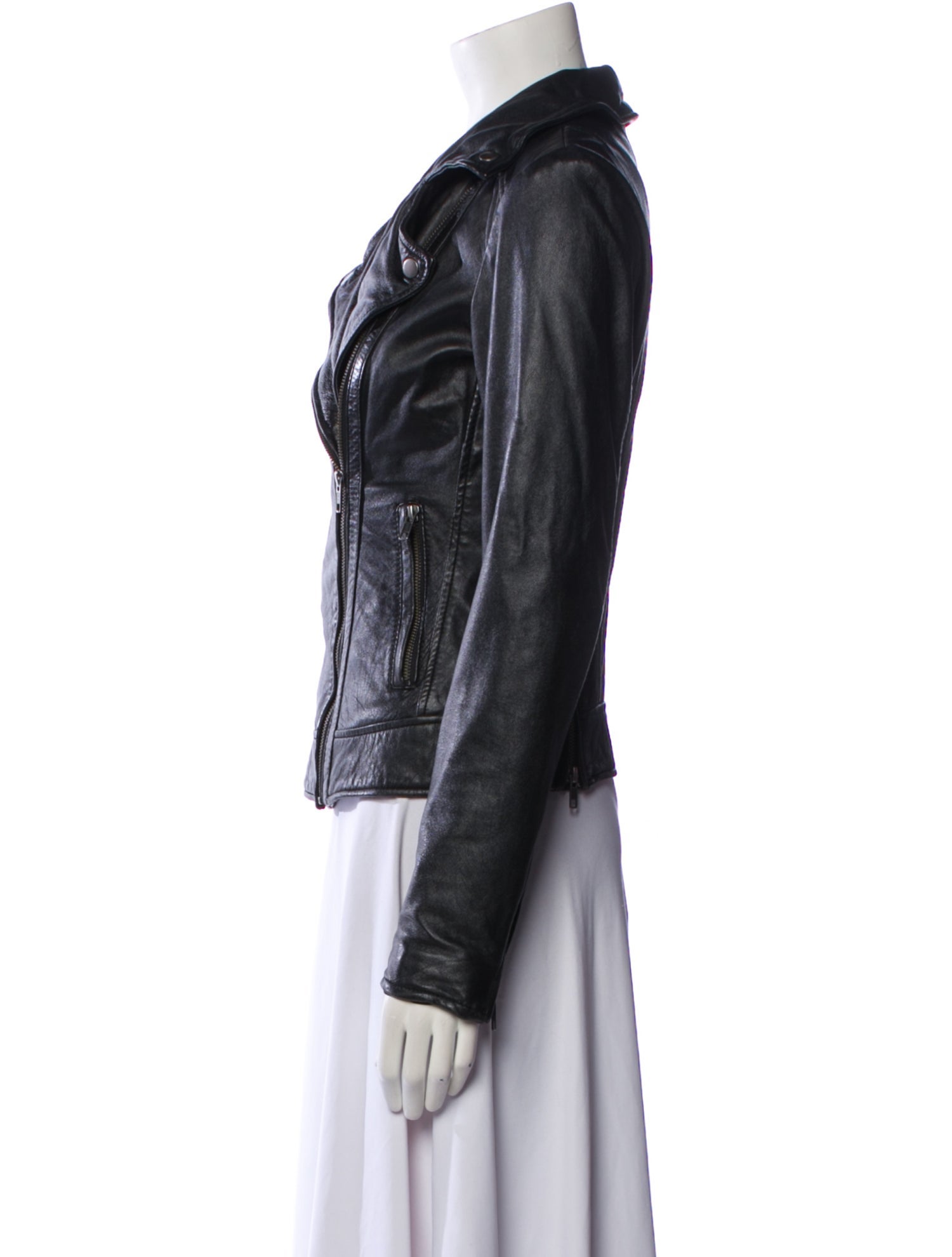 Muubaa Leather Biker Jacket