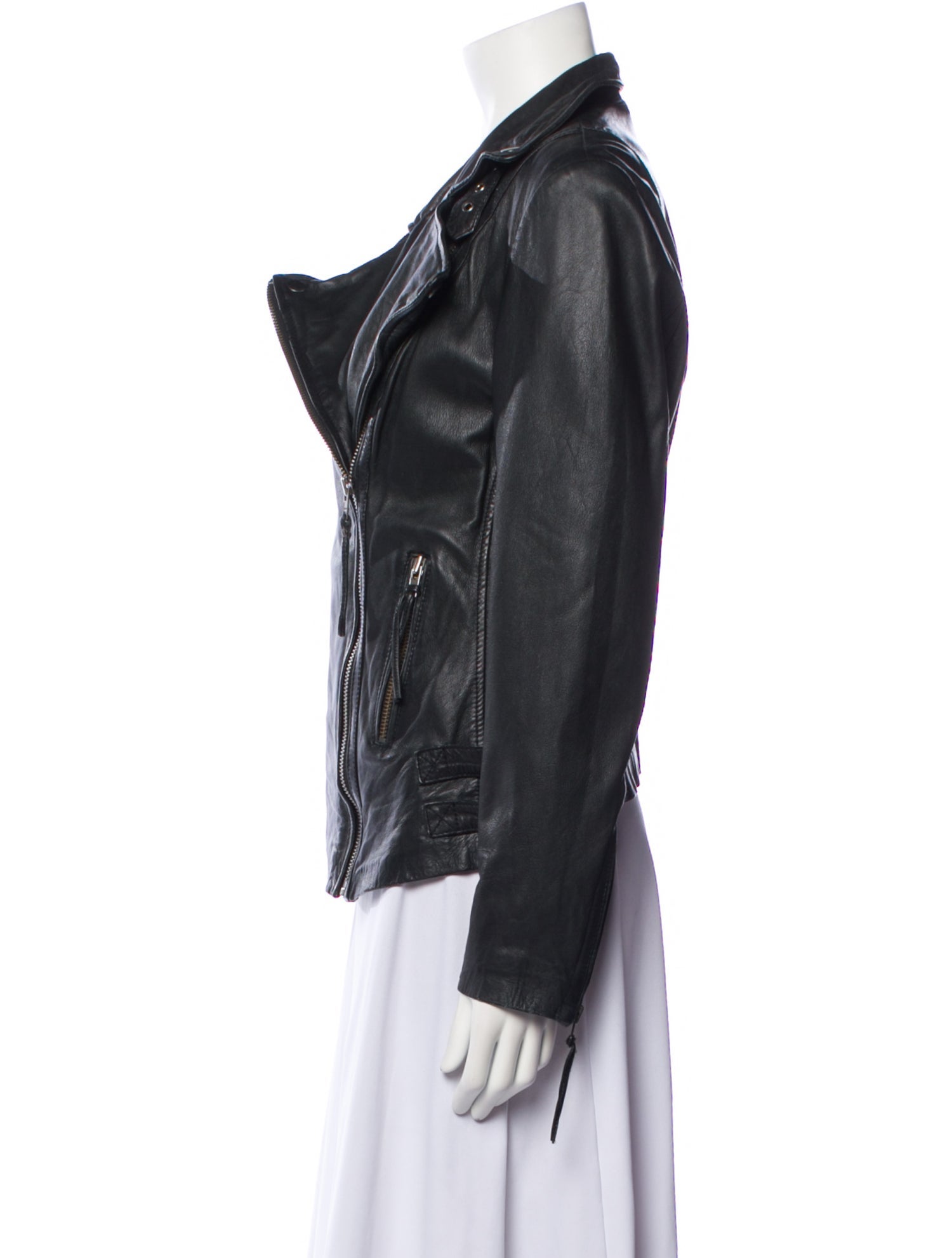 Muubaa Leather Biker Jacket