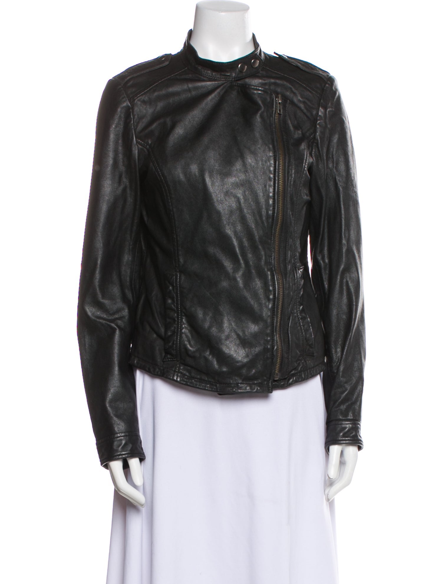 Muubaa Leather Biker Jacket