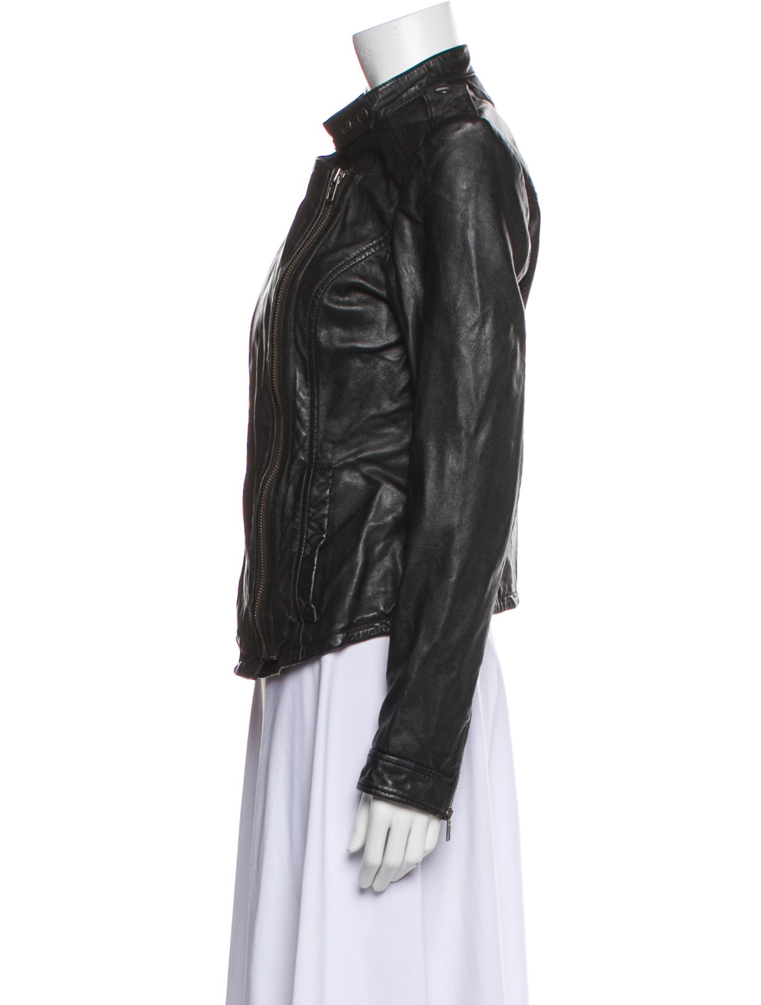 Muubaa Leather Biker Jacket