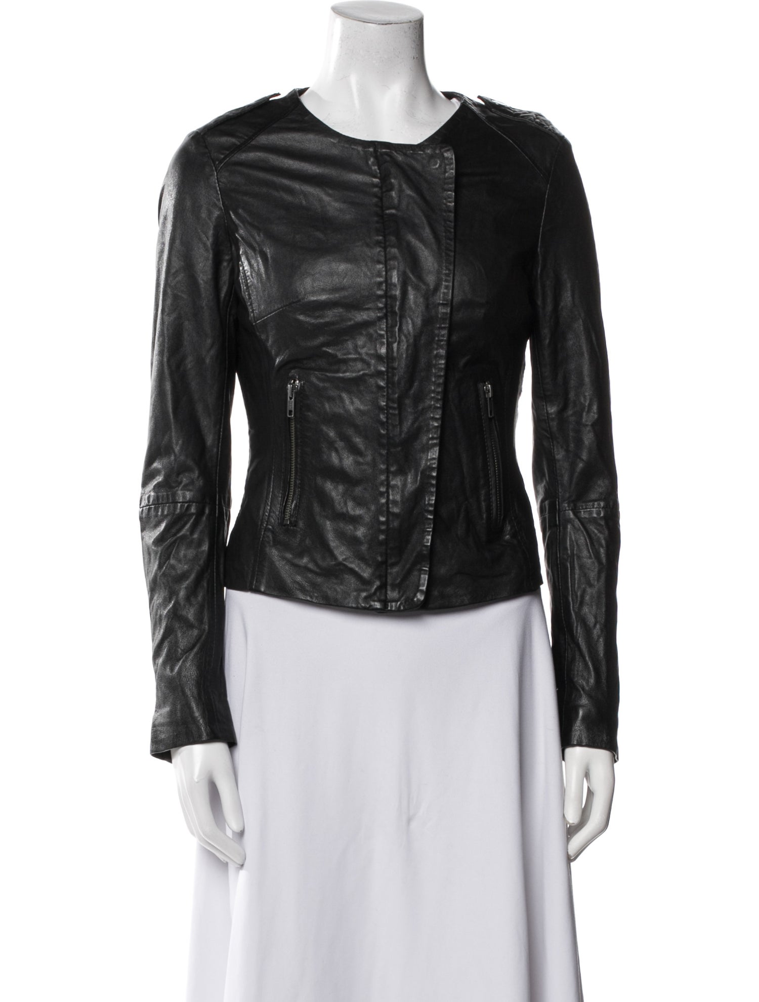 Muubaa Leather Biker Jacket