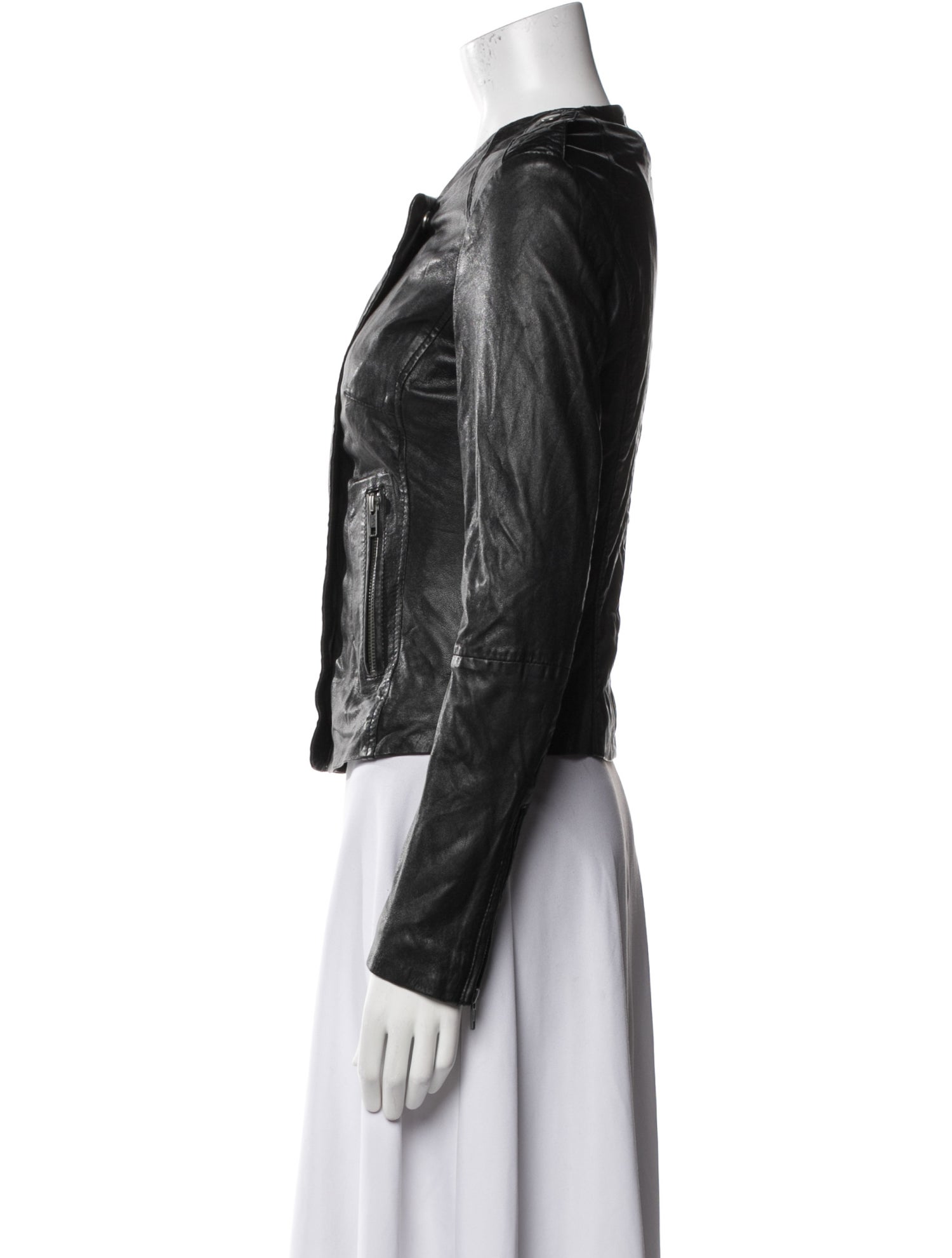 Muubaa Leather Biker Jacket