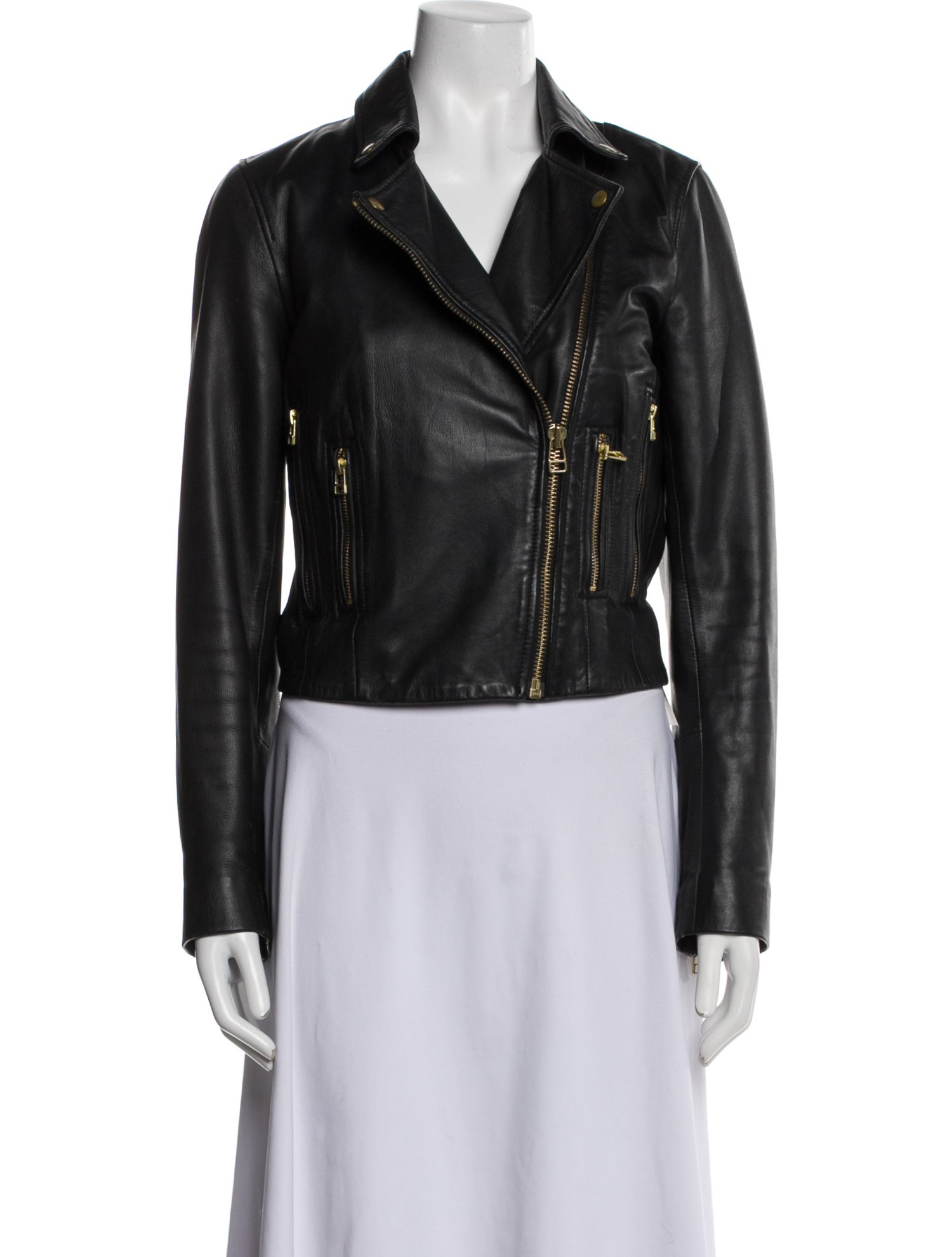 Muubaa Leather Biker Jacket