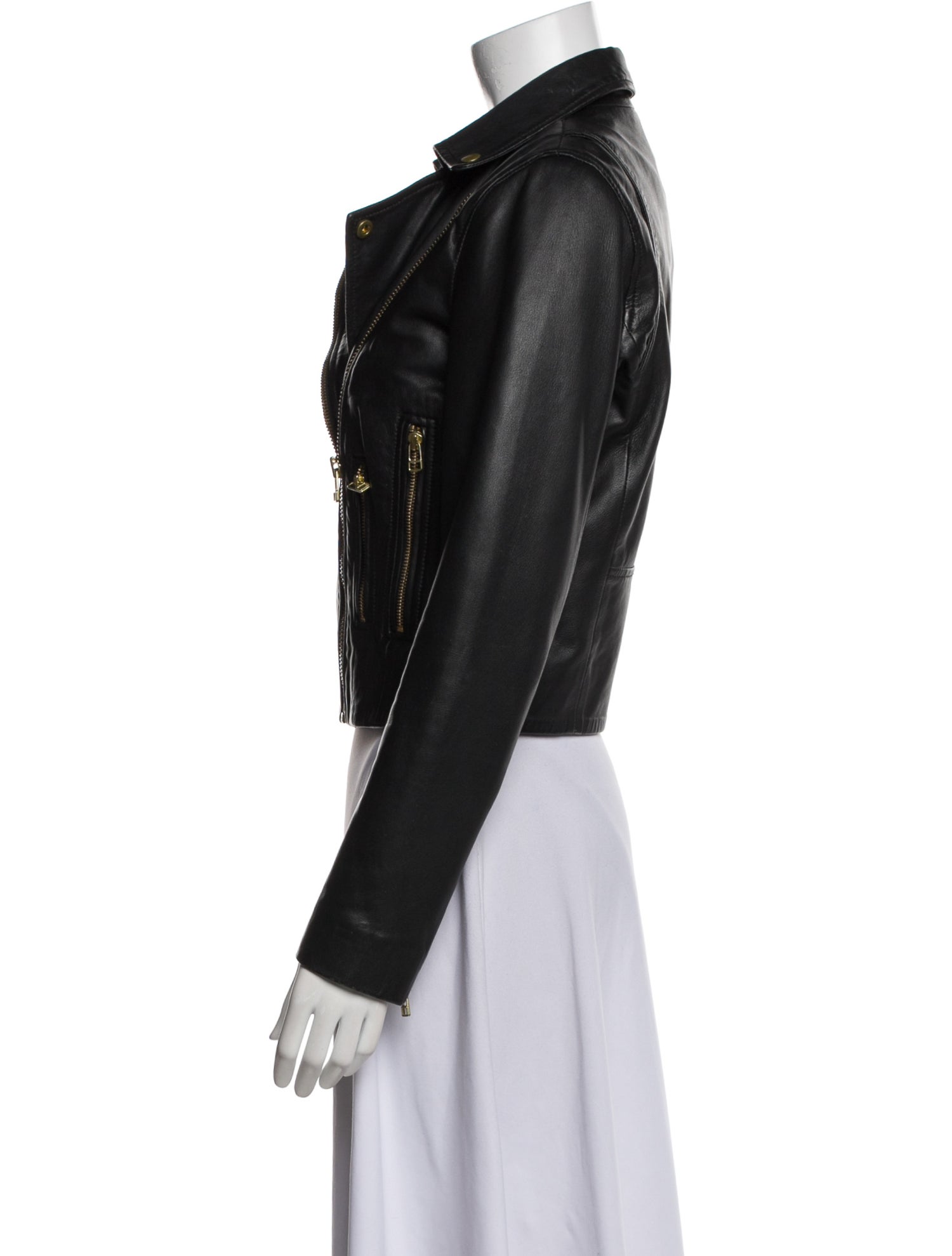 Muubaa Leather Biker Jacket