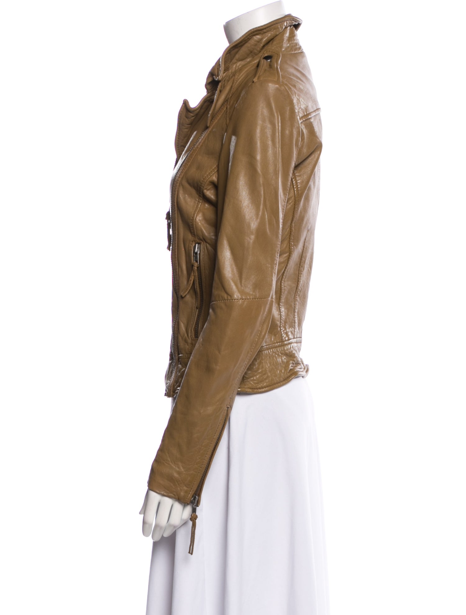 Muubaa Leather Biker Jacket