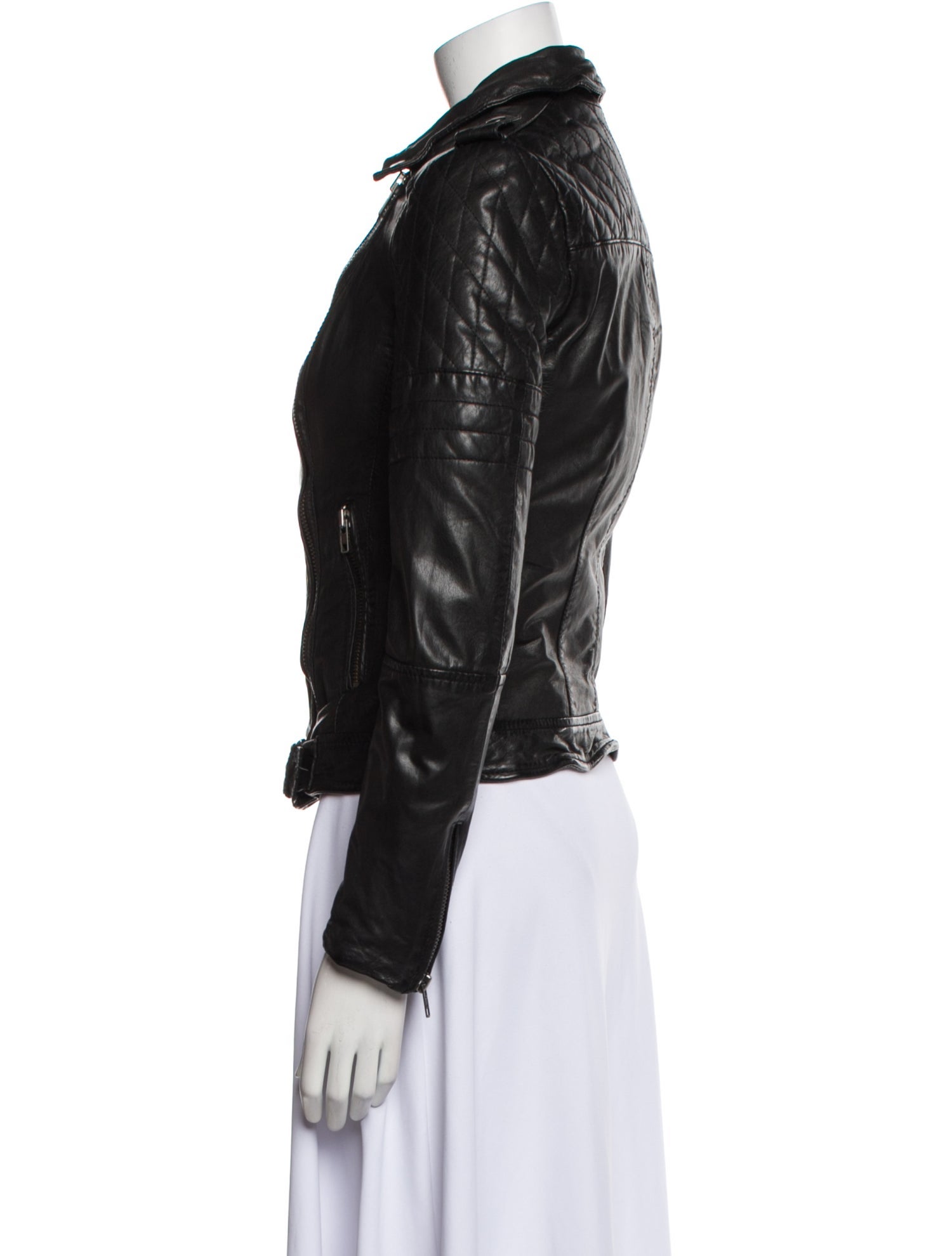Muubaa Leather Biker Jacket