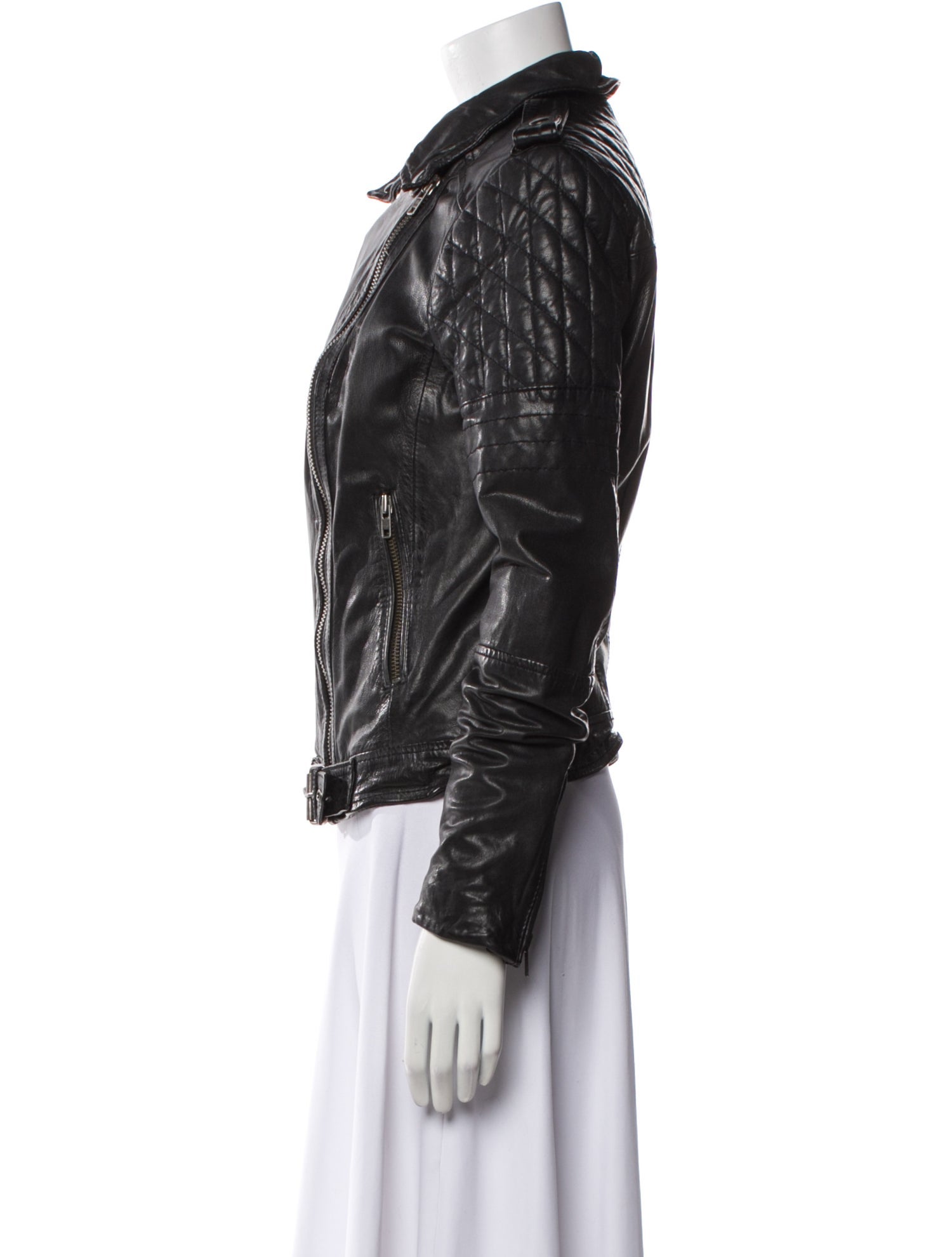 Muubaa Leather Biker Jacket