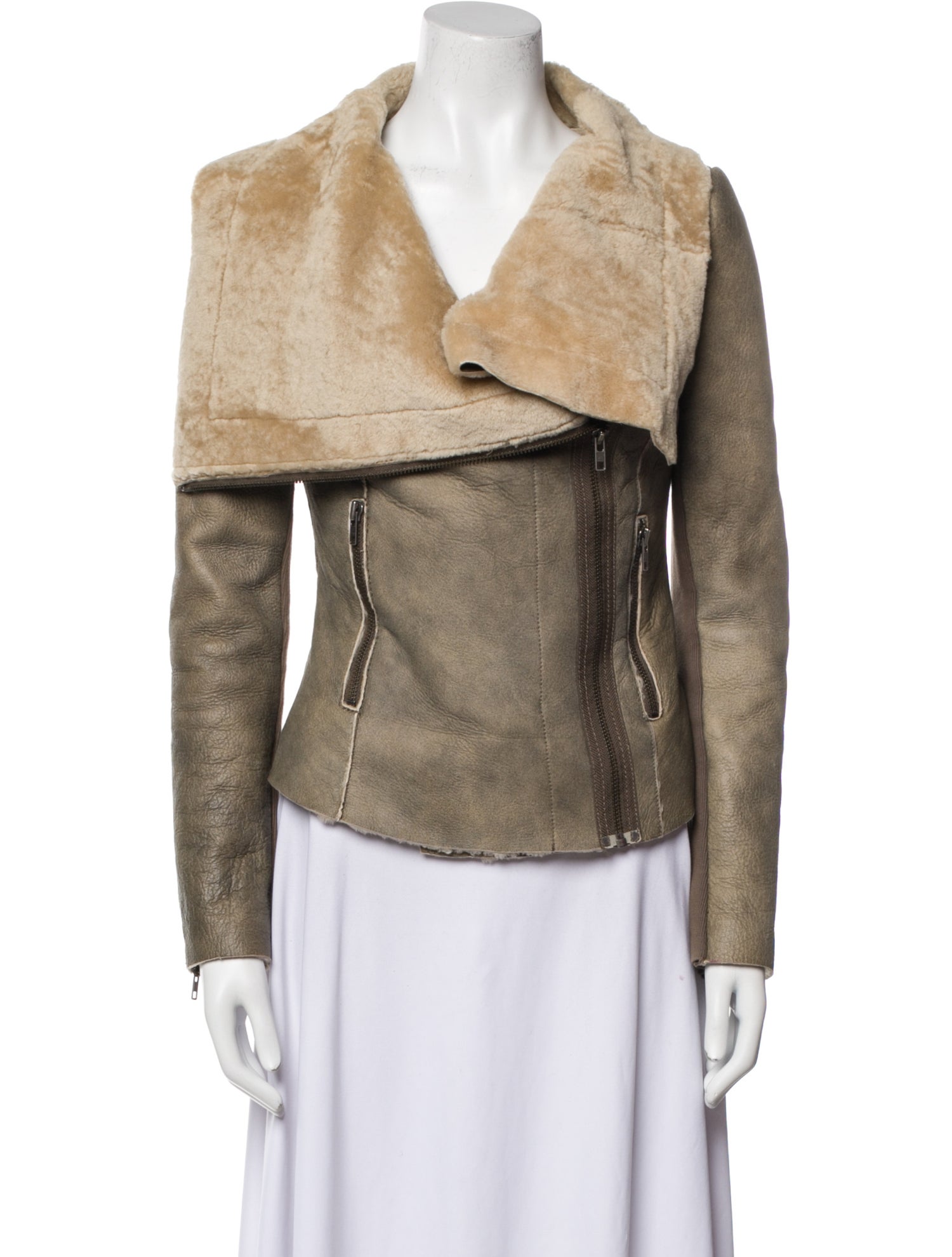 Muubaa Leather Biker Jacket