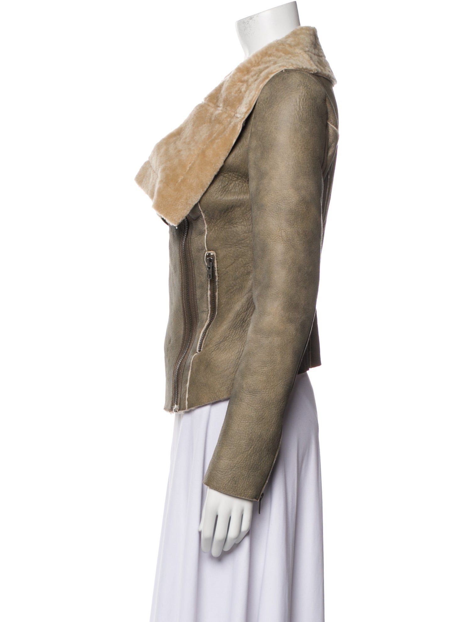 Muubaa Leather Biker Jacket