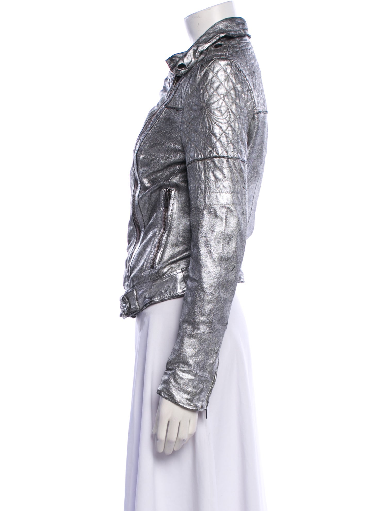 Muubaa Suede Biker Jacket