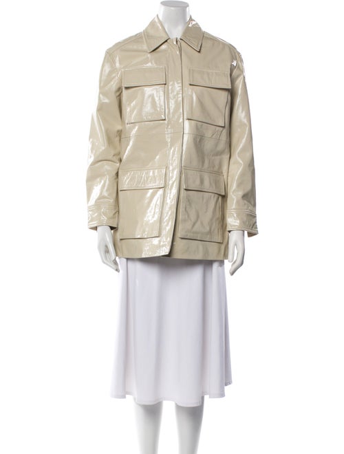Muubaa Patent Leather Utility Jacket