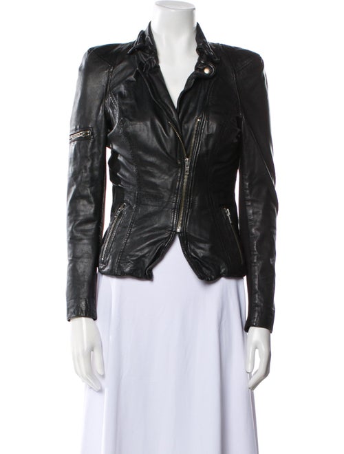 Muubaa Leather Biker Jacket