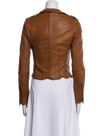 Muubaa Leather Biker Jacket