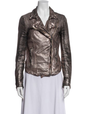 Muubaa Goat Leather Biker Jacket