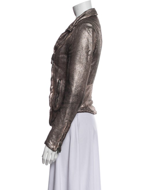 Muubaa Goat Leather Biker Jacket