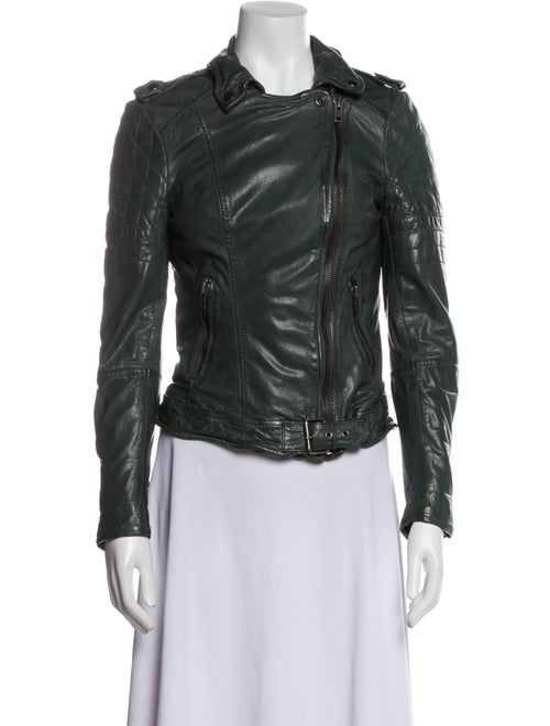 Muubaa Leather Biker Jacket