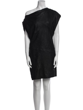 Muubaa Leather Mini Dress