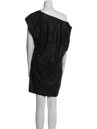 Muubaa Leather Mini Dress