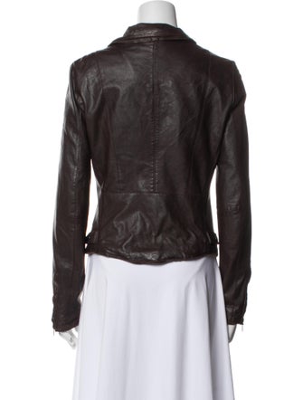 Muubaa Lamb Leather Biker Jacket