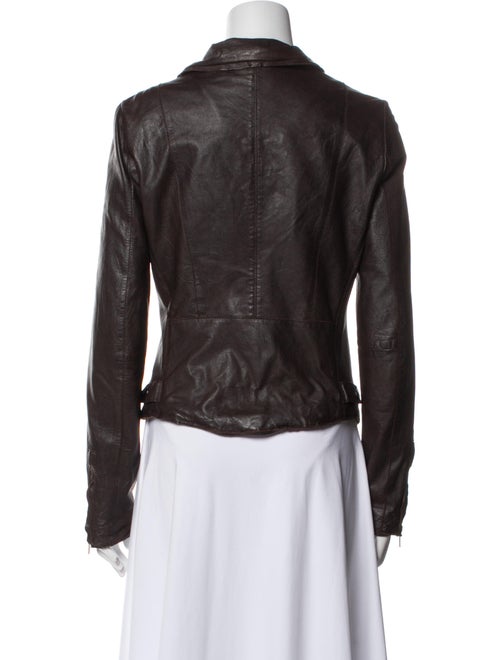 Muubaa Lamb Leather Biker Jacket