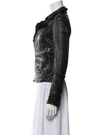 Muubaa Leather Biker Jacket