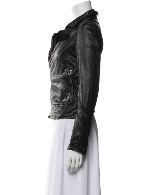 Muubaa Leather Biker Jacket