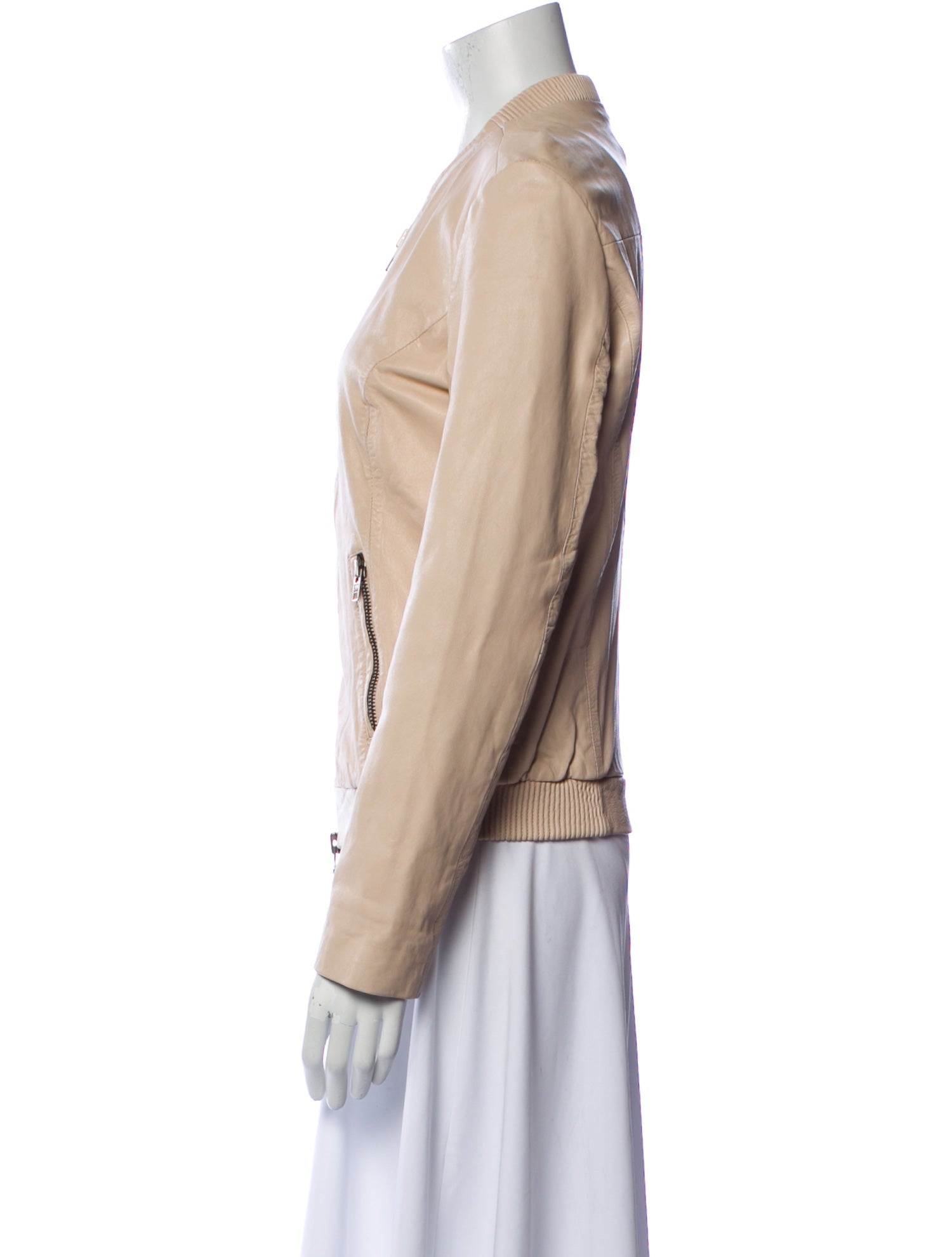 Muubaa Leather Bomber Jacket