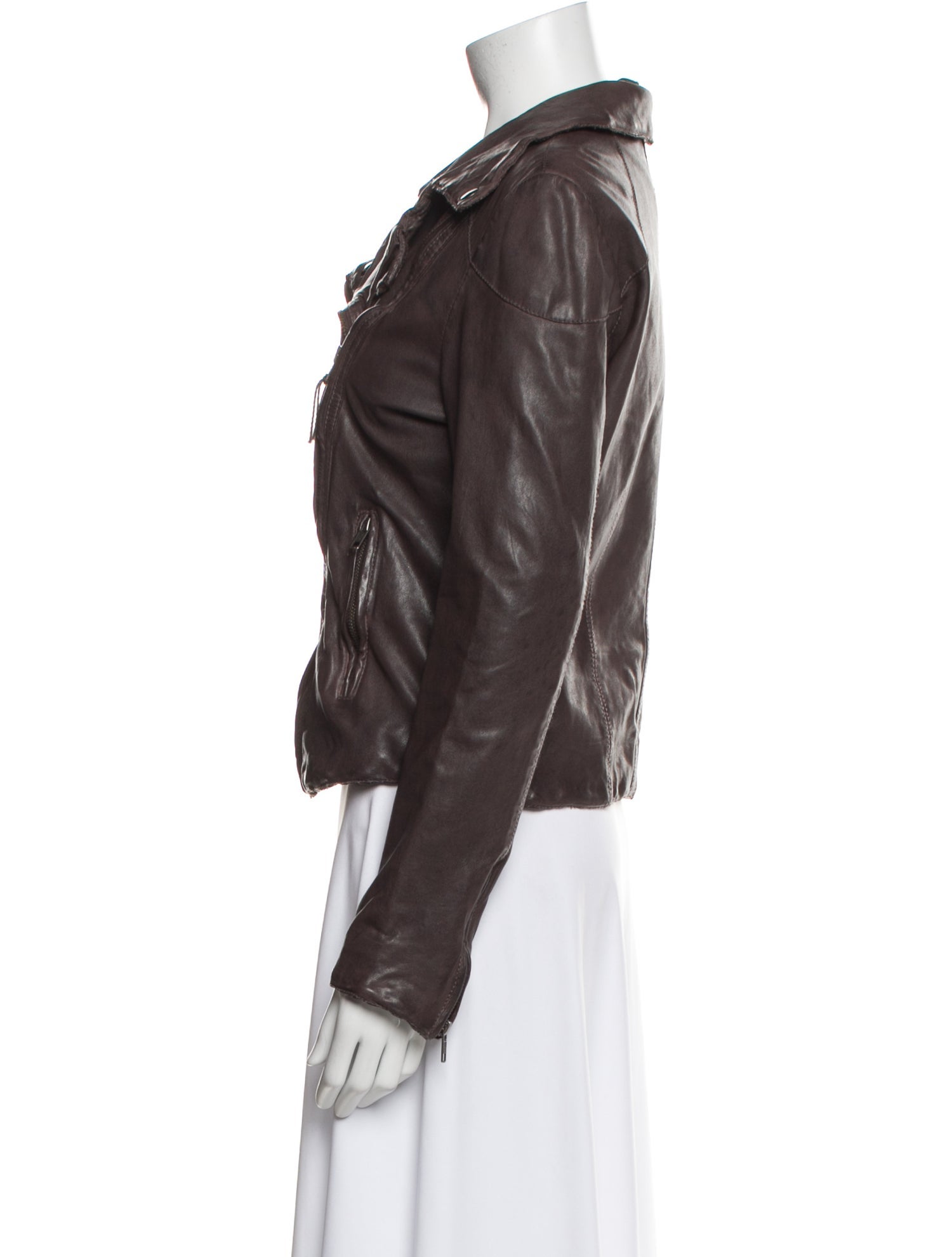 Muubaa Leather Biker Jacket
